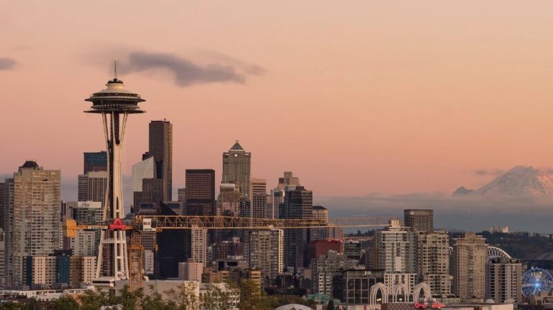 Modern Seattle skyline