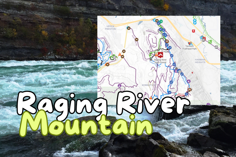 Raging River Mountain Bike Trails - 49 miles (74 km)